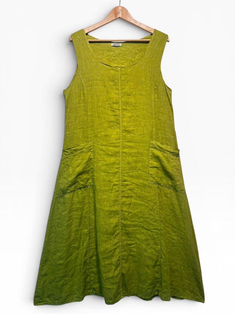 puro lino dresses Grace and Gala Boutique A new long dress in natural linen Puro Lino Linen Dress Sleeveless