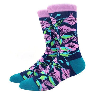 WestSocks Navy & Pink Cotton Blend Socks
