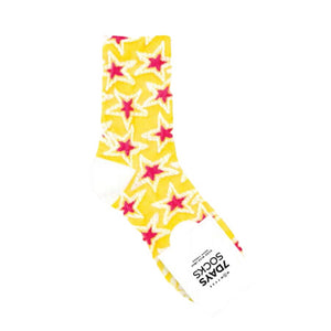 7 Days Socks Yellow & Pink Socks